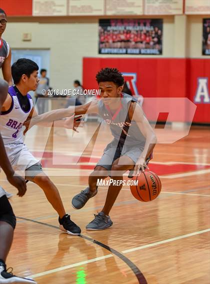 Thumbnail 3 in Brackenridge vs Lee [Robert E.] (SACS Basketball Tournament) photogallery.