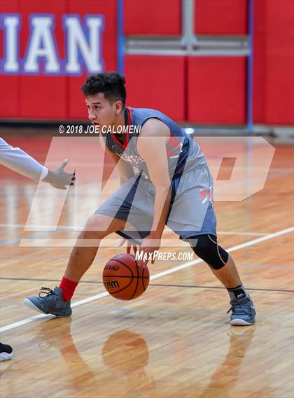 Thumbnail 1 in Brackenridge vs Lee [Robert E.] (SACS Basketball Tournament) photogallery.