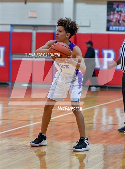 Thumbnail 1 in Brackenridge vs Lee [Robert E.] (SACS Basketball Tournament) photogallery.