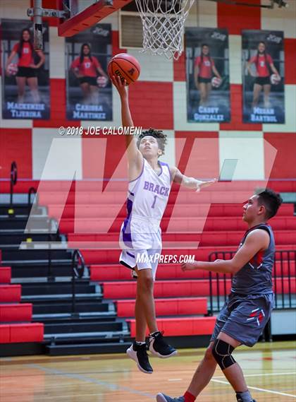 Thumbnail 2 in Brackenridge vs Lee [Robert E.] (SACS Basketball Tournament) photogallery.