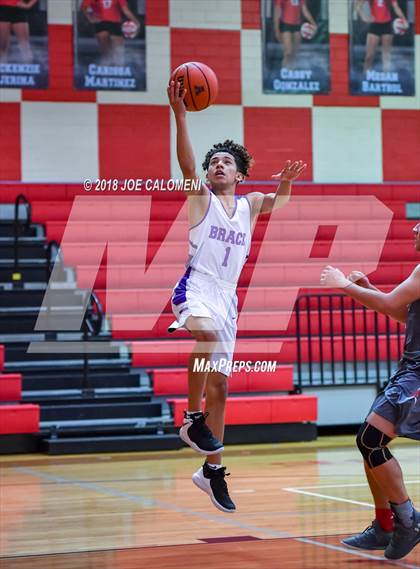 Thumbnail 1 in Brackenridge vs Lee [Robert E.] (SACS Basketball Tournament) photogallery.