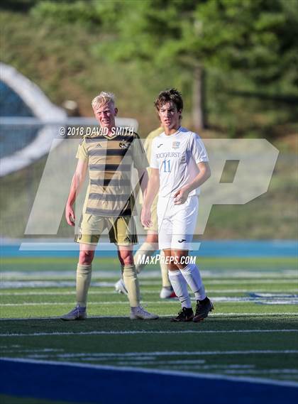 Thumbnail 1 in Lee's Summit vs Rockhurst (Blue Springs South Tournament) photogallery.