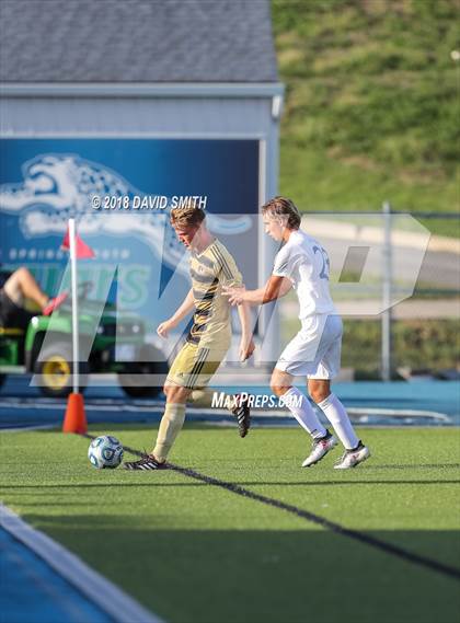 Thumbnail 2 in Lee's Summit vs Rockhurst (Blue Springs South Tournament) photogallery.