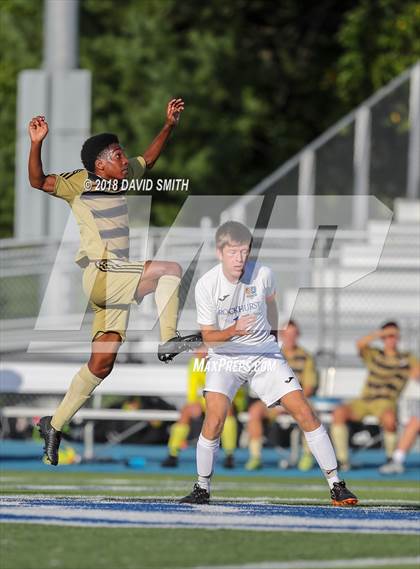 Thumbnail 3 in Lee's Summit vs Rockhurst (Blue Springs South Tournament) photogallery.
