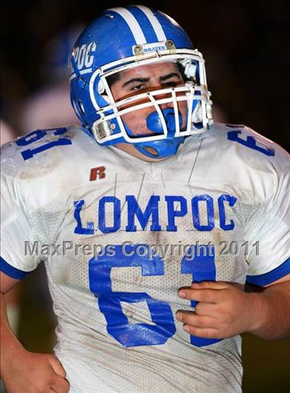 Thumbnail 1 in Lompoc vs. Cabrillo (CIF SS Northwest Division Final) photogallery.