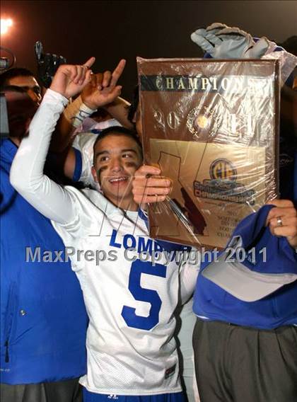 Thumbnail 1 in Lompoc vs. Cabrillo (CIF SS Northwest Division Final) photogallery.