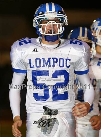 Thumbnail 1 in Lompoc vs. Cabrillo (CIF SS Northwest Division Final) photogallery.
