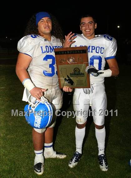 Thumbnail 1 in Lompoc vs. Cabrillo (CIF SS Northwest Division Final) photogallery.