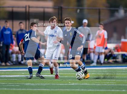 Thumbnail 3 in Clarkston @ Rochester (MHSAA District I Final) photogallery.