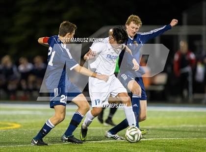Thumbnail 2 in Clarkston @ Rochester (MHSAA District I Final) photogallery.