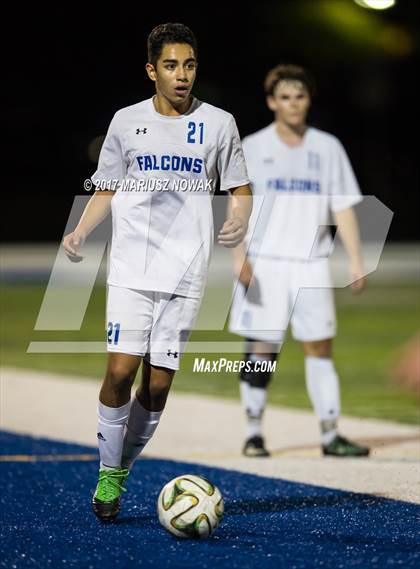 Thumbnail 3 in Clarkston @ Rochester (MHSAA District I Final) photogallery.