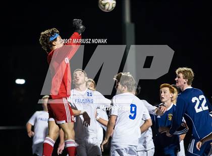 Thumbnail 3 in Clarkston @ Rochester (MHSAA District I Final) photogallery.