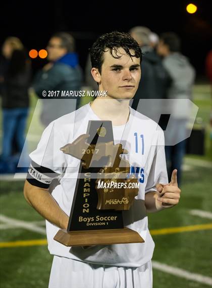 Thumbnail 2 in Clarkston @ Rochester (MHSAA District I Final) photogallery.