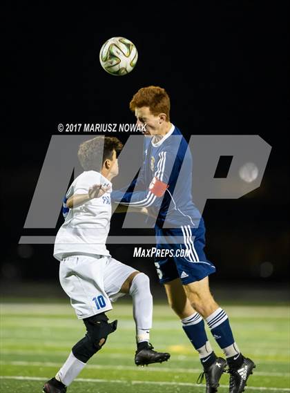 Thumbnail 2 in Clarkston @ Rochester (MHSAA District I Final) photogallery.