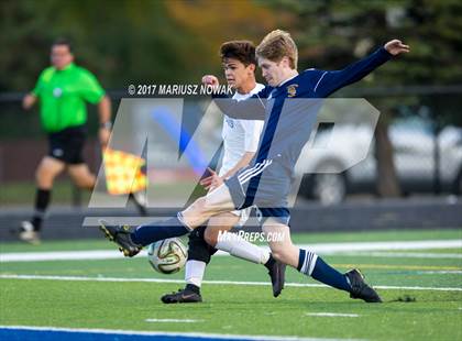 Thumbnail 2 in Clarkston @ Rochester (MHSAA District I Final) photogallery.