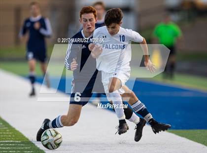 Thumbnail 3 in Clarkston @ Rochester (MHSAA District I Final) photogallery.