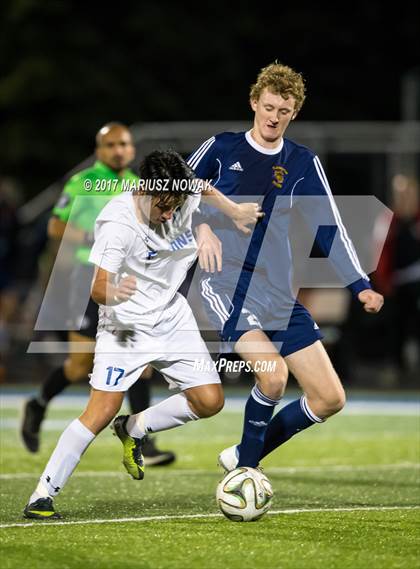 Thumbnail 1 in Clarkston @ Rochester (MHSAA District I Final) photogallery.