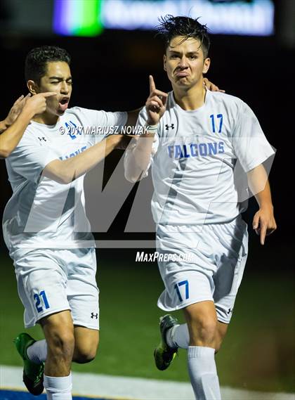 Thumbnail 3 in Clarkston @ Rochester (MHSAA District I Final) photogallery.