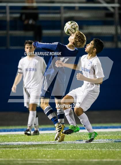 Thumbnail 1 in Clarkston @ Rochester (MHSAA District I Final) photogallery.