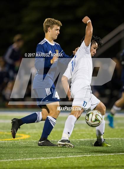 Thumbnail 3 in Clarkston @ Rochester (MHSAA District I Final) photogallery.