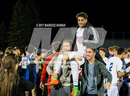 Thumbnail 2 in Clarkston @ Rochester (MHSAA District I Final) photogallery.