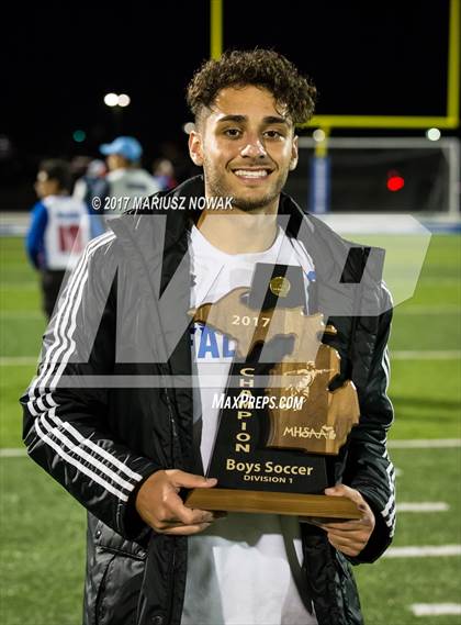 Thumbnail 1 in Clarkston @ Rochester (MHSAA District I Final) photogallery.