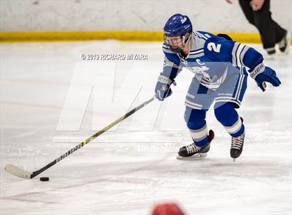 Thumbnail 3 in Trinity vs Salem (NHIAA D1 Semifinal) photogallery.