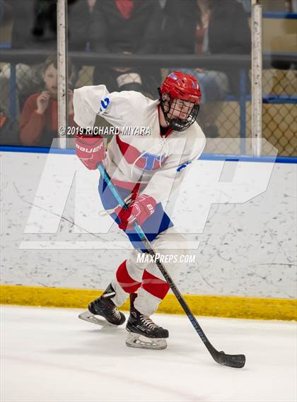 Thumbnail 3 in Trinity vs Salem (NHIAA D1 Semifinal) photogallery.