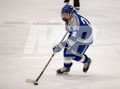 Thumbnail 3 in Trinity vs Salem (NHIAA D1 Semifinal) photogallery.