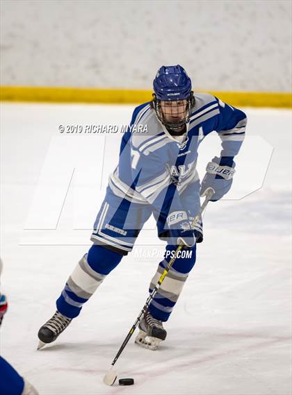 Thumbnail 3 in Trinity vs Salem (NHIAA D1 Semifinal) photogallery.