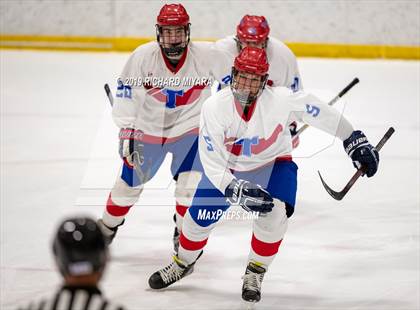 Thumbnail 3 in Trinity vs Salem (NHIAA D1 Semifinal) photogallery.