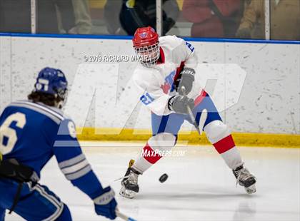 Thumbnail 3 in Trinity vs Salem (NHIAA D1 Semifinal) photogallery.