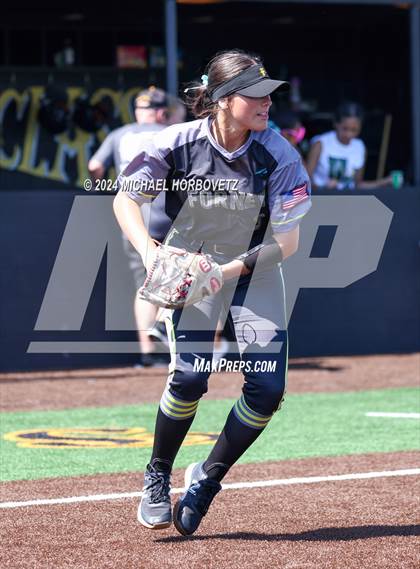 Thumbnail 3 in Forney vs. Walnut Grove (UIL 5A Softball Regional Semi-Final) photogallery.
