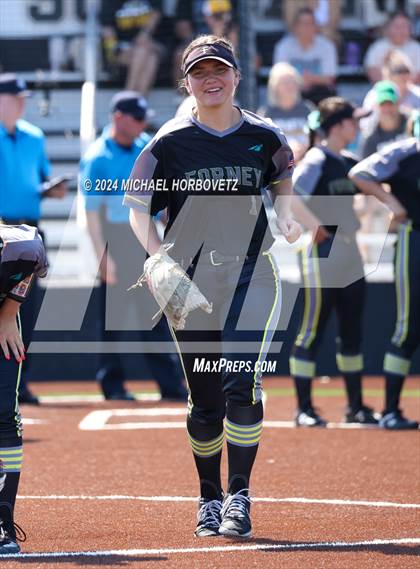Thumbnail 3 in Forney vs. Walnut Grove (UIL 5A Softball Regional Semi-Final) photogallery.