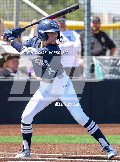 Thumbnail 3 in Forney vs. Walnut Grove (UIL 5A Softball Regional Semi-Final) photogallery.