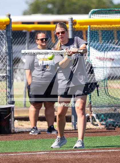 Thumbnail 3 in Forney vs. Walnut Grove (UIL 5A Softball Regional Semi-Final) photogallery.
