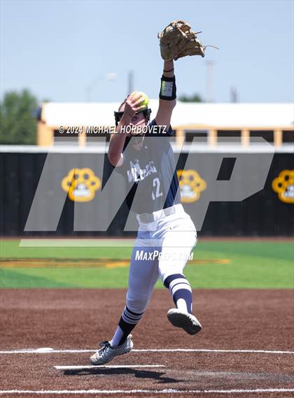 Thumbnail 3 in Forney vs. Walnut Grove (UIL 5A Softball Regional Semi-Final) photogallery.