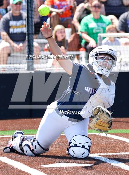 Thumbnail 3 in Forney vs. Walnut Grove (UIL 5A Softball Regional Semi-Final) photogallery.