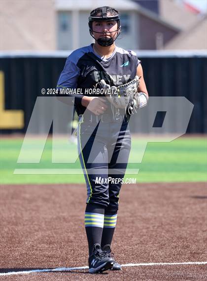 Thumbnail 3 in Forney vs. Walnut Grove (UIL 5A Softball Regional Semi-Final) photogallery.
