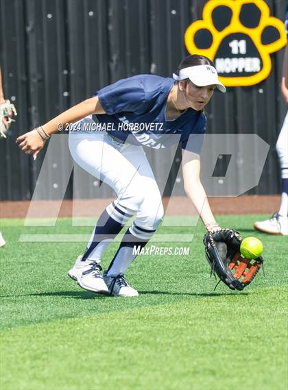 Thumbnail 1 in Forney vs. Walnut Grove (UIL 5A Softball Regional Semi-Final) photogallery.