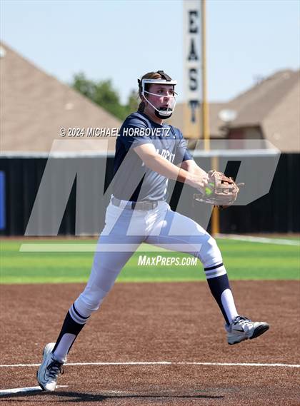 Thumbnail 2 in Forney vs. Walnut Grove (UIL 5A Softball Regional Semi-Final) photogallery.
