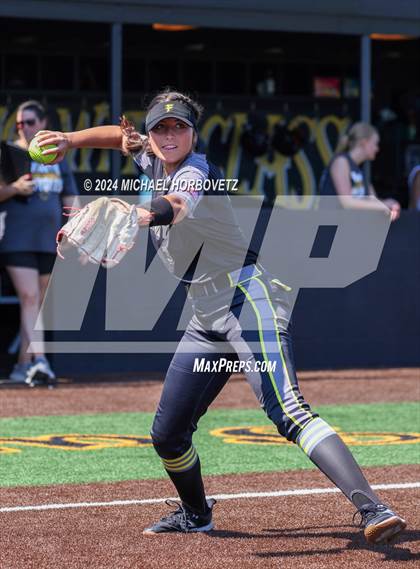 Thumbnail 3 in Forney vs. Walnut Grove (UIL 5A Softball Regional Semi-Final) photogallery.