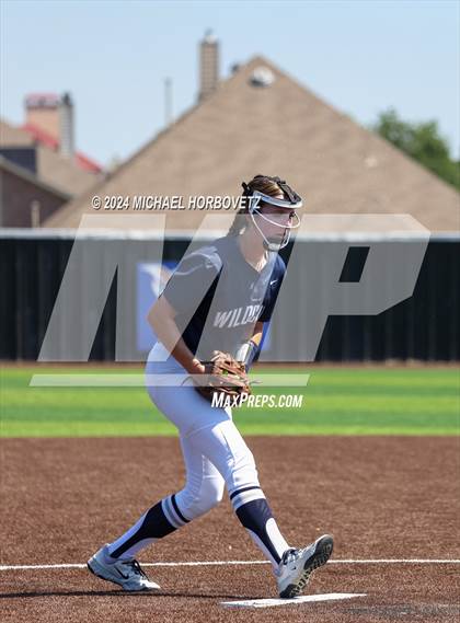 Thumbnail 3 in Forney vs. Walnut Grove (UIL 5A Softball Regional Semi-Final) photogallery.