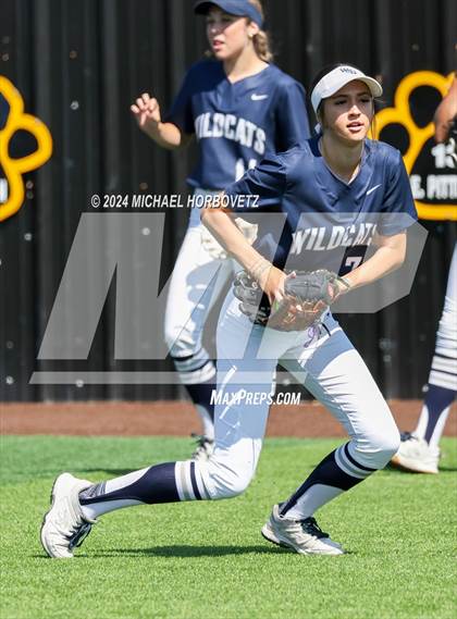 Thumbnail 3 in Forney vs. Walnut Grove (UIL 5A Softball Regional Semi-Final) photogallery.
