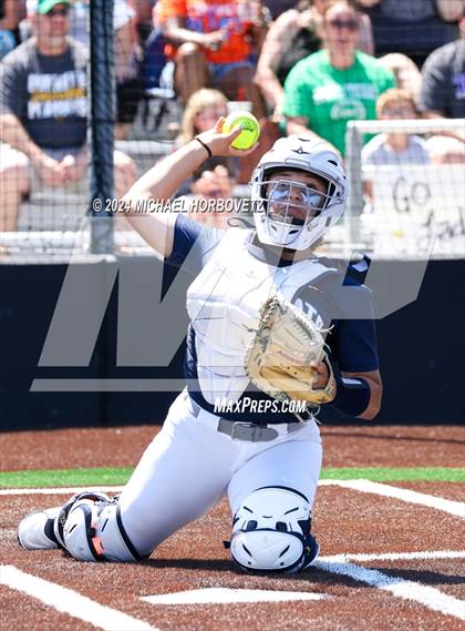 Thumbnail 2 in Forney vs. Walnut Grove (UIL 5A Softball Regional Semi-Final) photogallery.