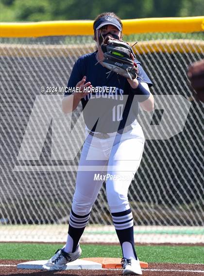 Thumbnail 3 in Forney vs. Walnut Grove (UIL 5A Softball Regional Semi-Final) photogallery.