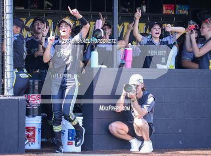 Thumbnail 1 in Forney vs. Walnut Grove (UIL 5A Softball Regional Semi-Final) photogallery.