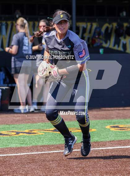 Thumbnail 2 in Forney vs. Walnut Grove (UIL 5A Softball Regional Semi-Final) photogallery.