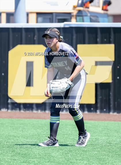 Thumbnail 2 in Forney vs. Walnut Grove (UIL 5A Softball Regional Semi-Final) photogallery.