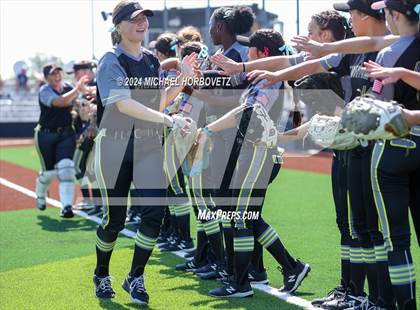Thumbnail 2 in Forney vs. Walnut Grove (UIL 5A Softball Regional Semi-Final) photogallery.
